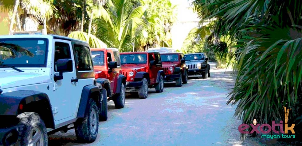 Sian Ka’an en Jeep
