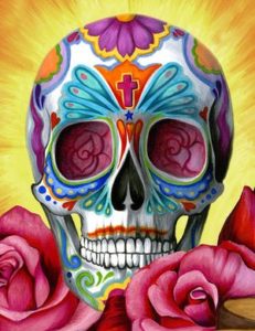 La calavera representa la muerte