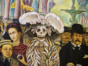 Primer representación de la catrina