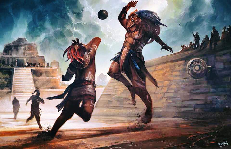 Los Mayas eran muy aficionados al juego de la pelota