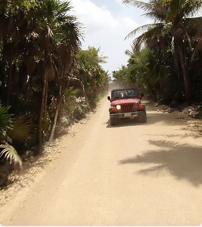 ruta en jeep a sian kaan