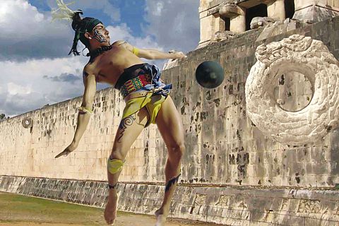 Juego de la pelota en Chichén Itzá