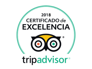 logo tripadvisor 2018 certificado excelencia